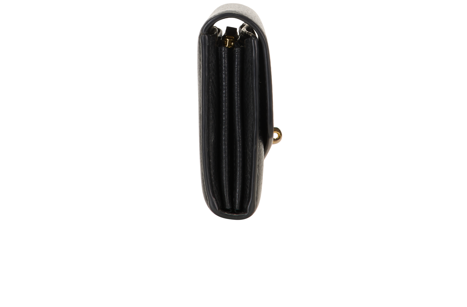 Mulberry Darley Long Wallet, &pound;220, Accessories, Black, Leather, Side view